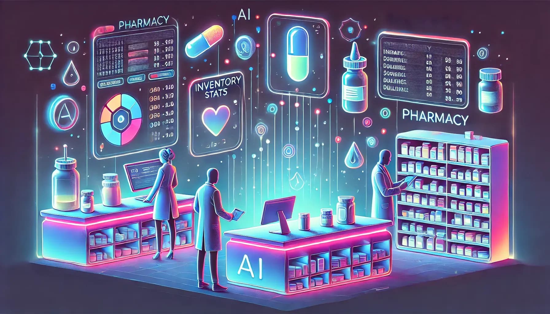 Revolutionize pharmacies with AI & SaaS tools for inventory & efficiency